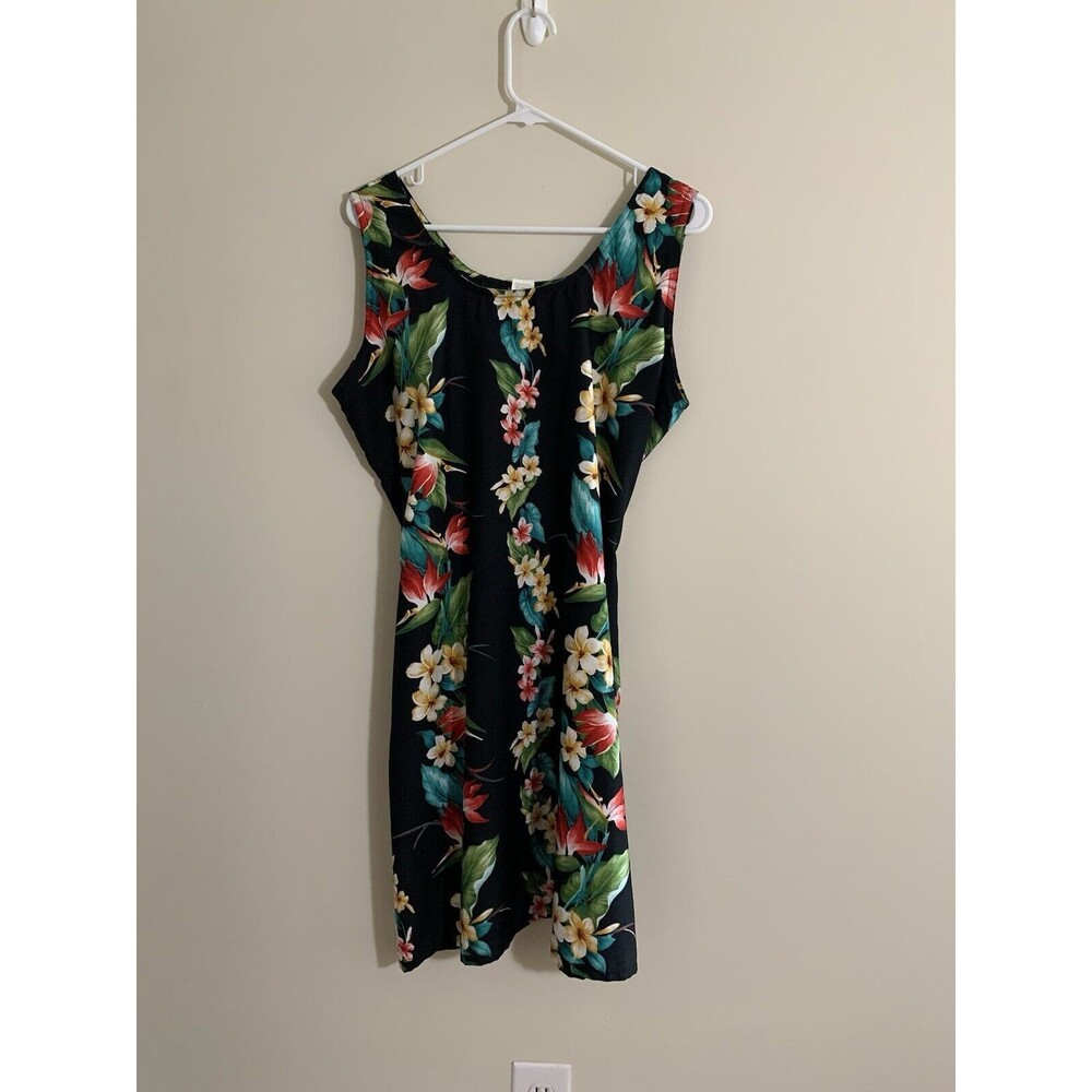 Rima Women's  Sleeveless Dress/Swimsuit Cover-up Beach, Casual, Size Small Flora